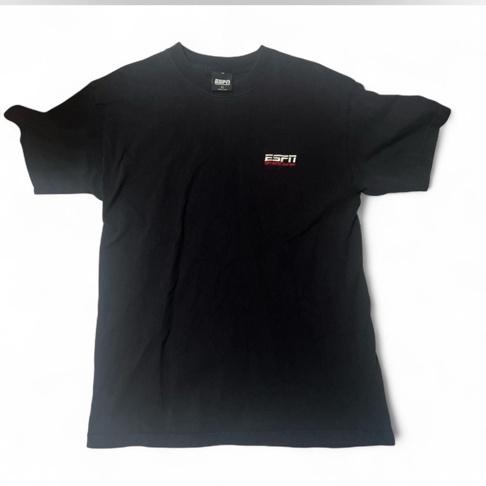 ESPN Black Men's Short Sleeve Tee